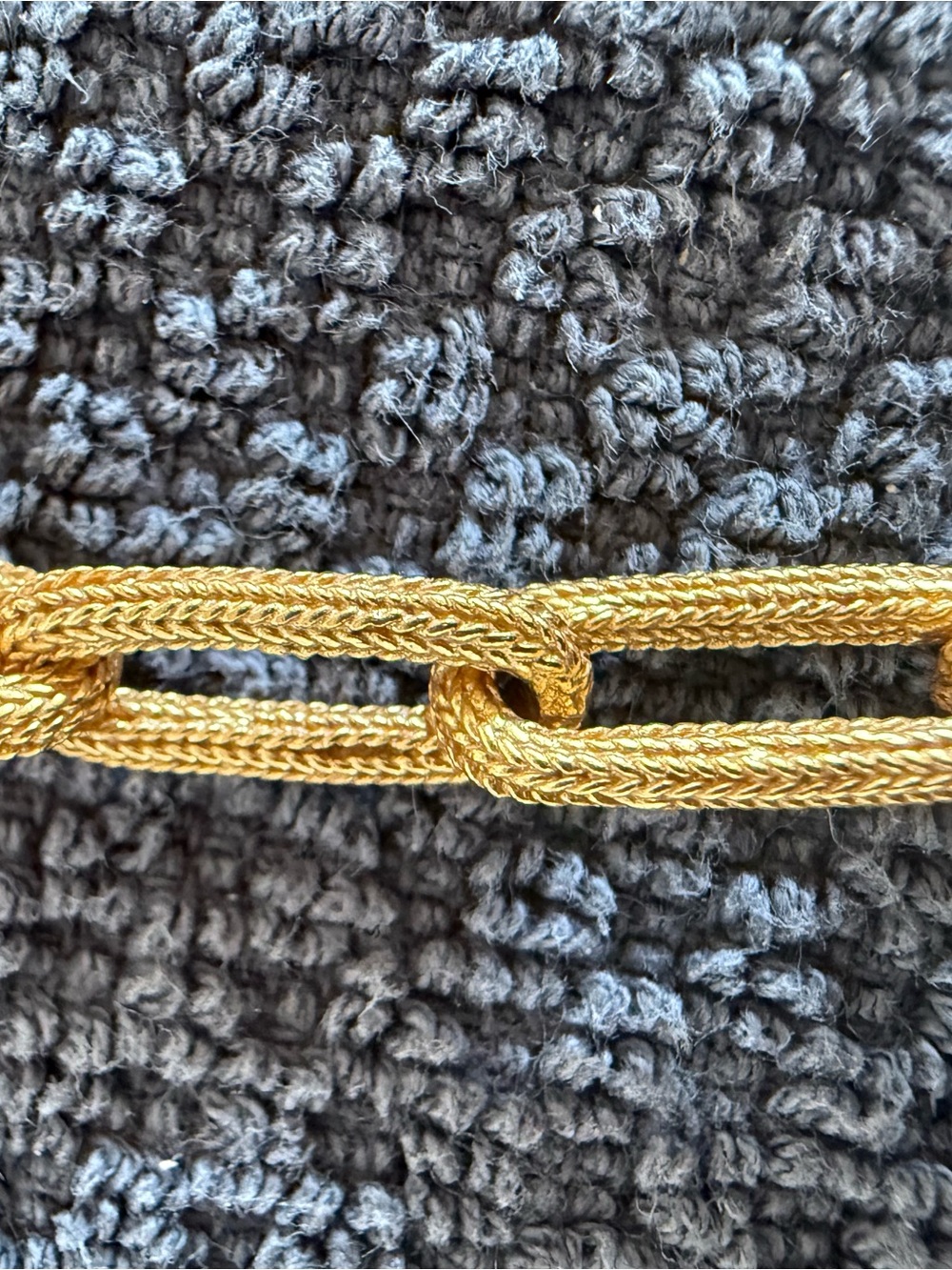 NWOT Julie Vos Cheval paperclip link bracelet - Picture 3 of 3